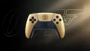 Image d'illustration pour l'article : La manette PS5 DualSense édition limitée aux couleurs de 007 First Light est disponible en précommande