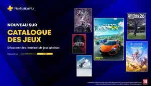 Image d'illustration pour l'article : PlayStation Plus Extra/Premium : Voici la liste des jeux en avril avec The Crew Motorfest et Horizon Zero Dawn Remastered