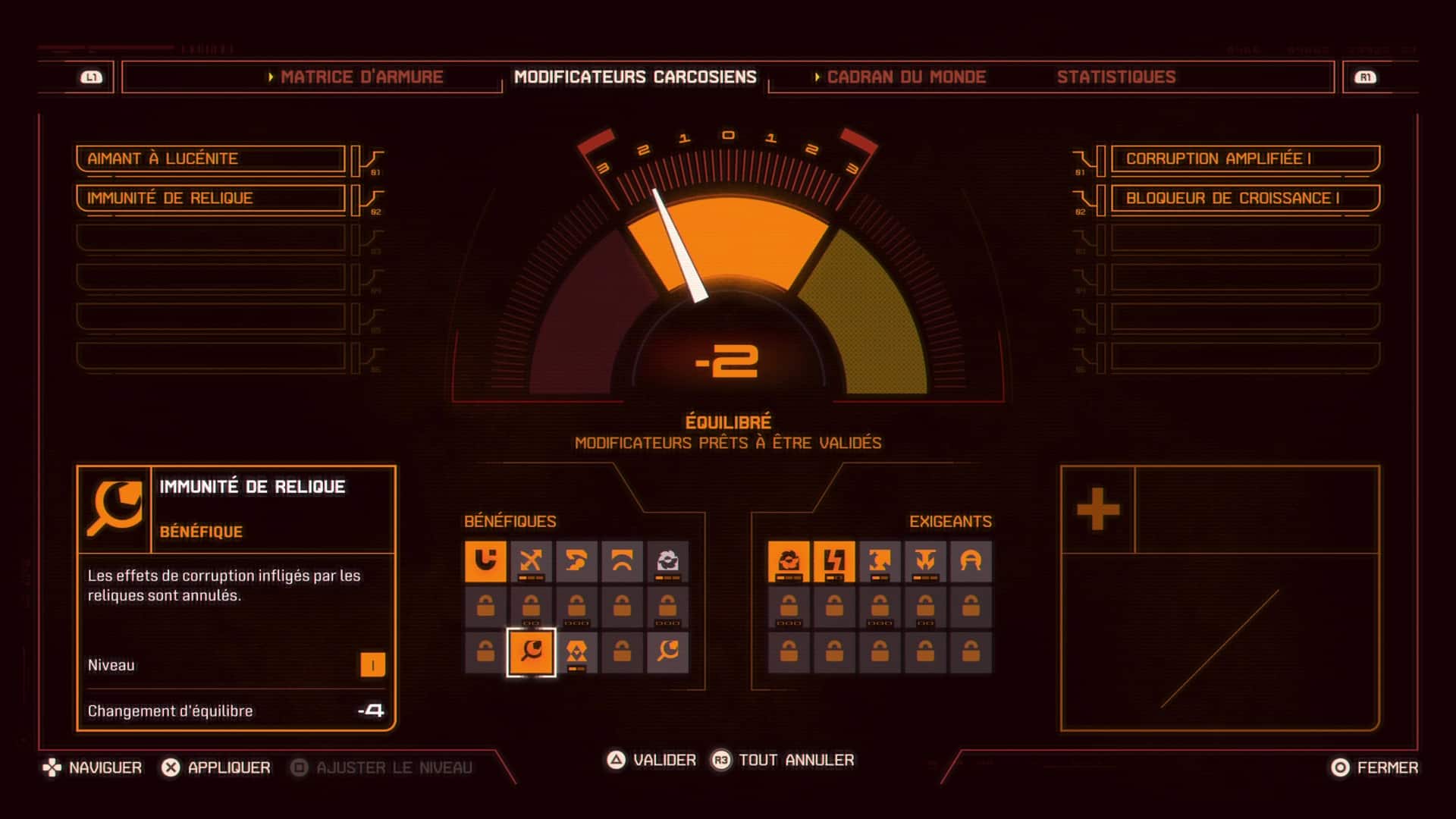 Saros modificateurs carcosiens 8