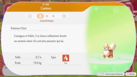 Image d'illustration pour l'article : Caninos - Pokémon Pokopia