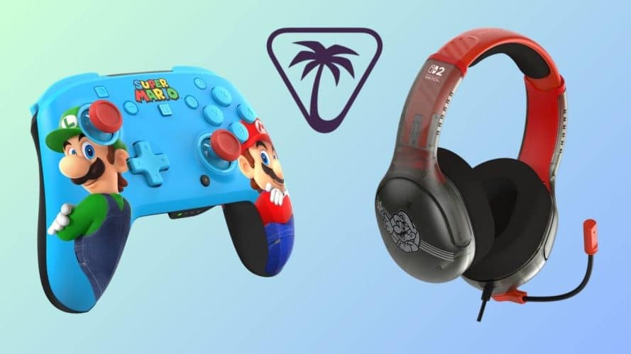 Manette Rematch Mario & Luigi / Casque Airlite Fit Mario Star - Turtle Beach