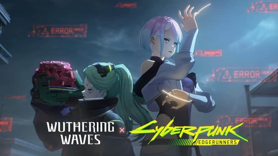 Image d\'illustration pour l\'article : Wuthering Waves invite Lucy et Rebecca de Cyberpunk Edgerunners, les deux personnages seront bientôt jouables