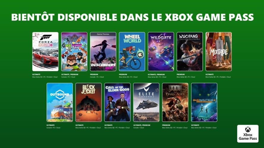 Image d\'illustration pour l\'article : Xbox Game Pass : Forza Horizon 6, Mixtape, Subnautica 2… Voici les jeux à venir en mai dans l&rsquo;abonnement