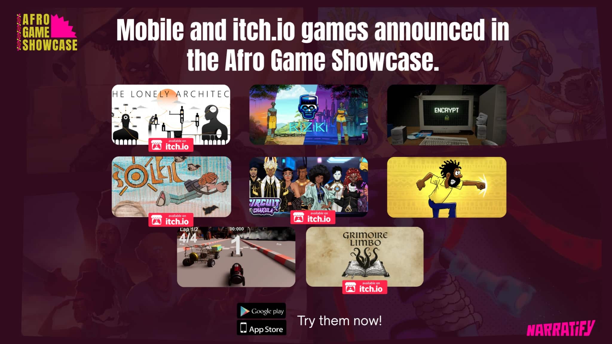 Afro game showcase mobile itchio 1 Afro game showcase mobile itchio 1