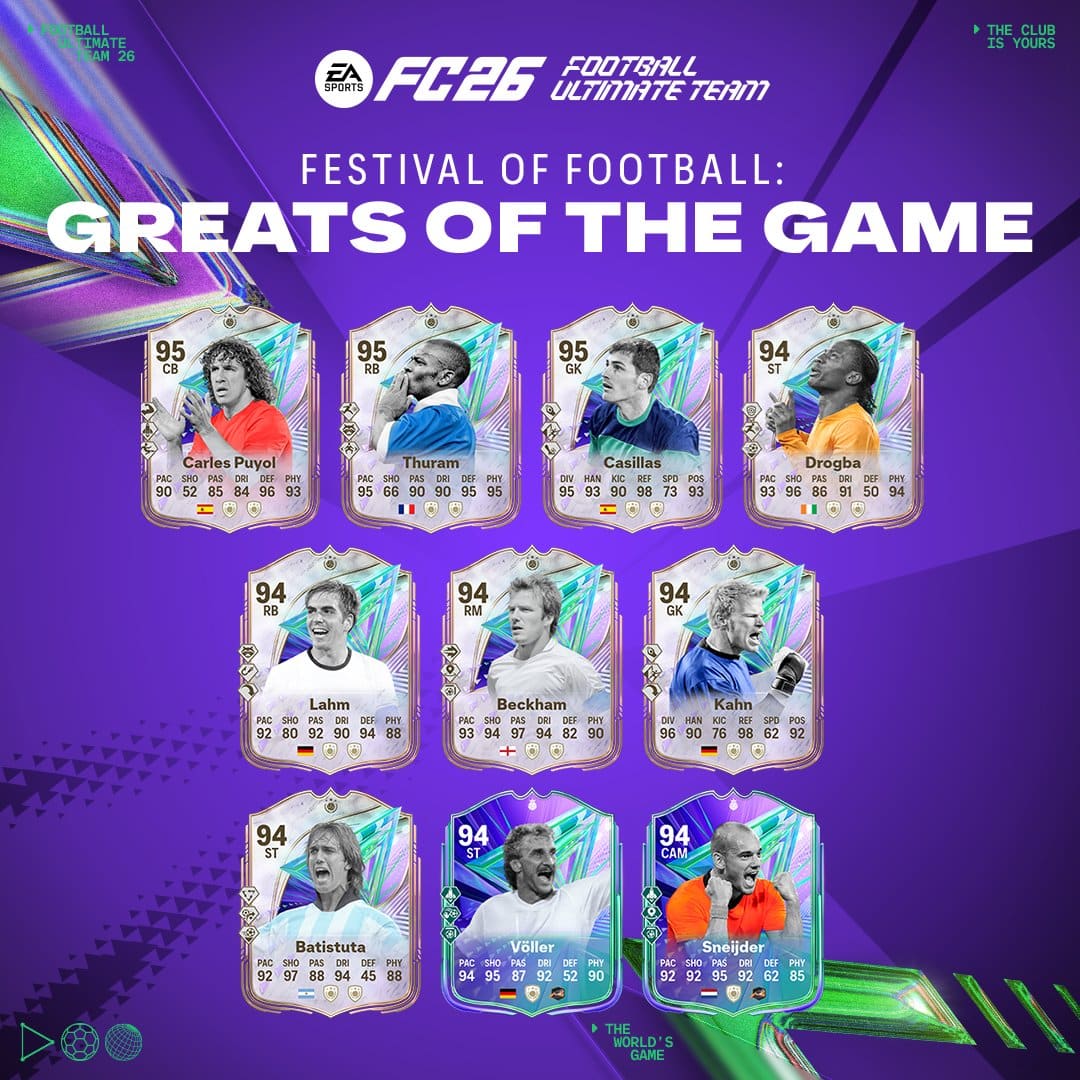 Ea sports fc 26 greats of the game 3 3 Ea sports fc 26 greats of the game 3 3