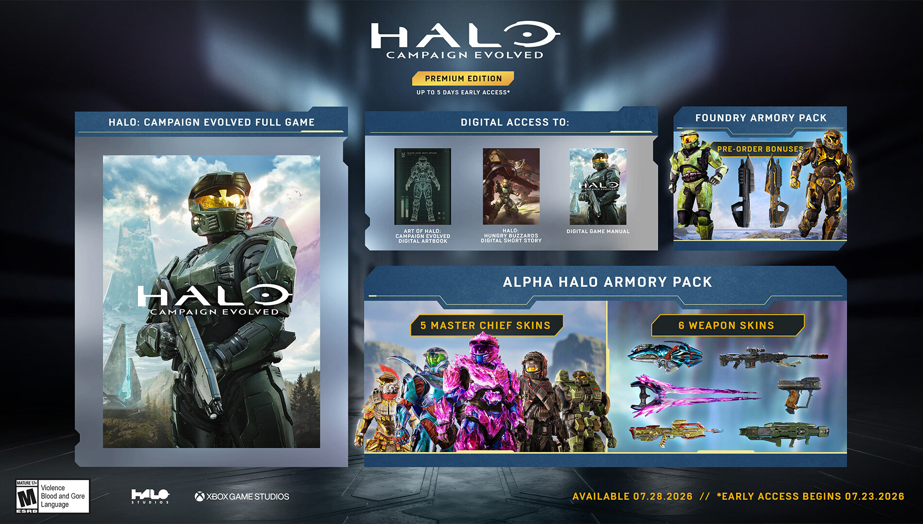 Halo campaing evolved precommandes editions 3 7 Halo campaing evolved precommandes editions 3 7