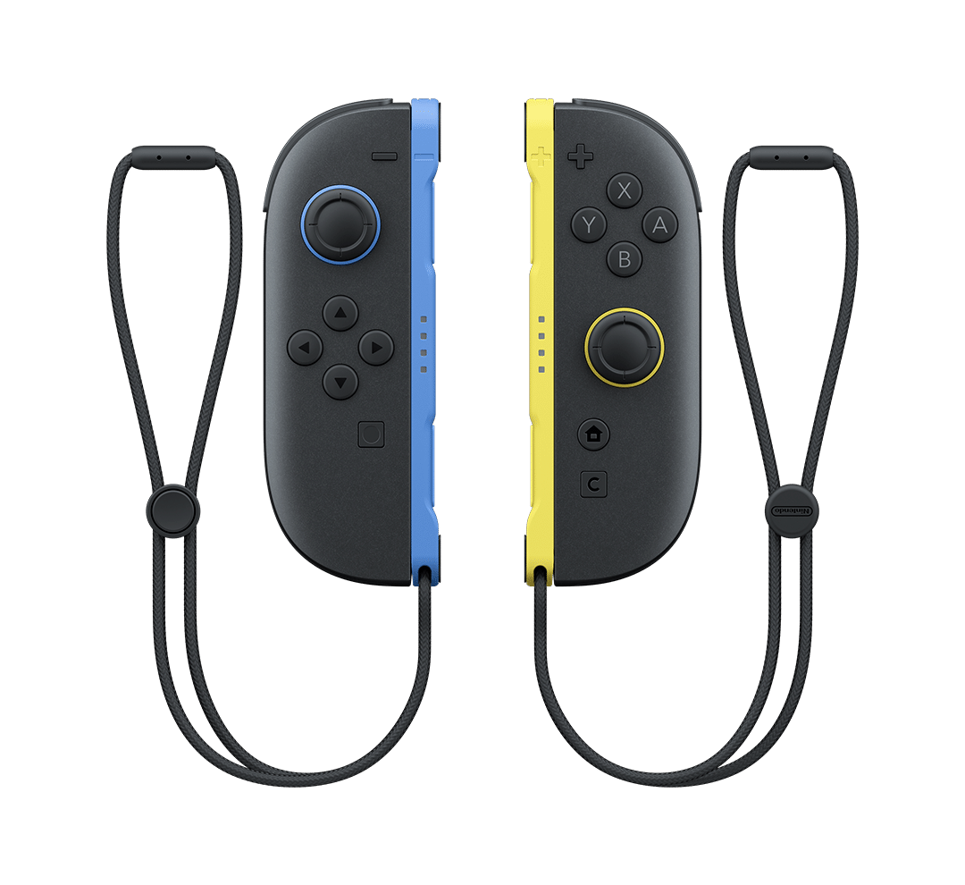 Joy con splatoon raiders jaune bleu 1 3 Joy con splatoon raiders jaune bleu 1 3