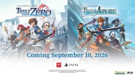 The Legend of Heroes : Trails from Zero et Trails to Azure arrivent sur PS5 et Switch 2 en septembre avec plusieurs améliorations