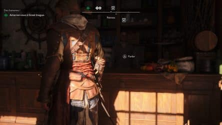 Image d'illustration pour l'article : Où trouver les marchands pour améliorer l'arsenal d'Edward - Assassin's Creed Black Flag Resynced
