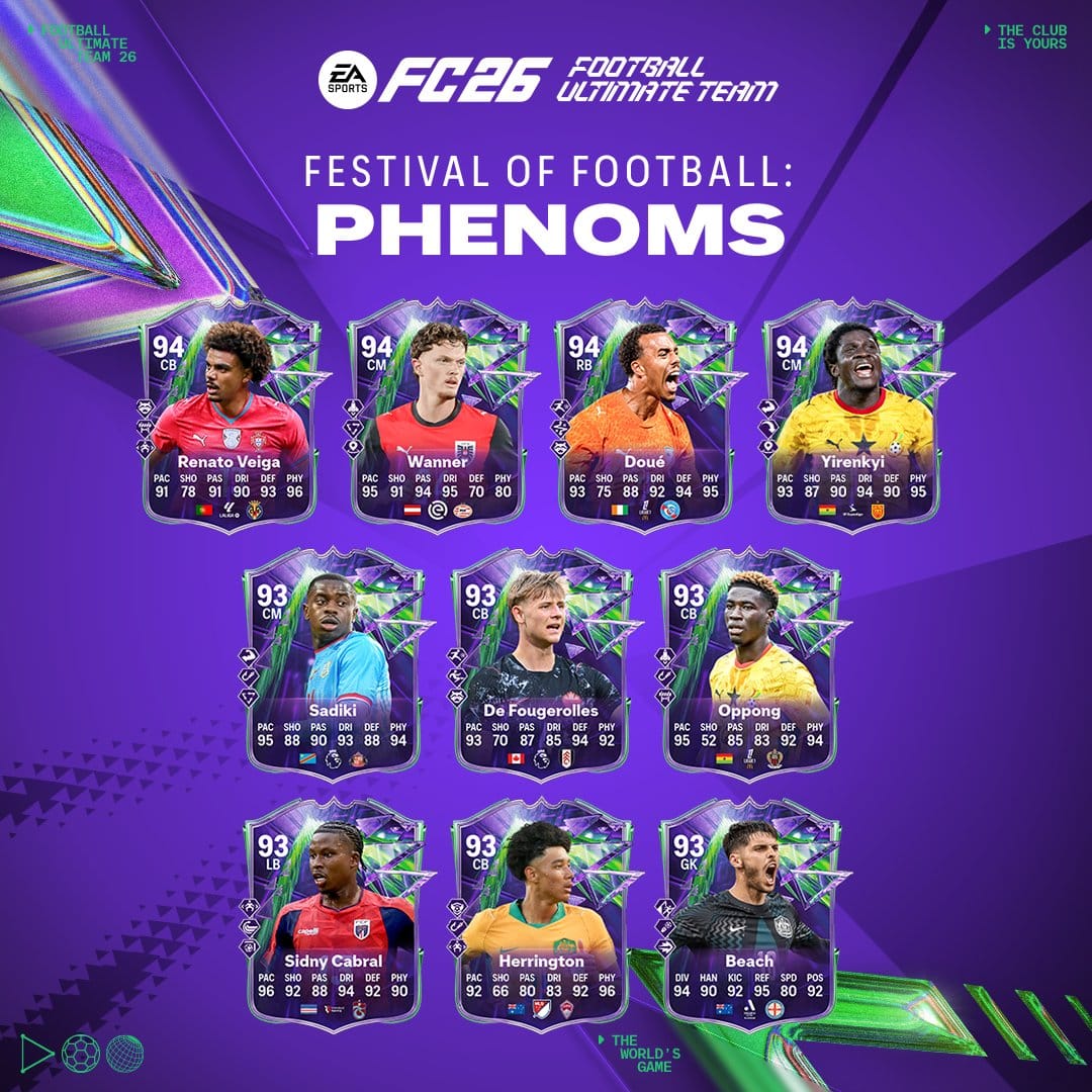 Ea sports fc 26 phenomenes 4 4 Ea sports fc 26 phenomenes 4 4