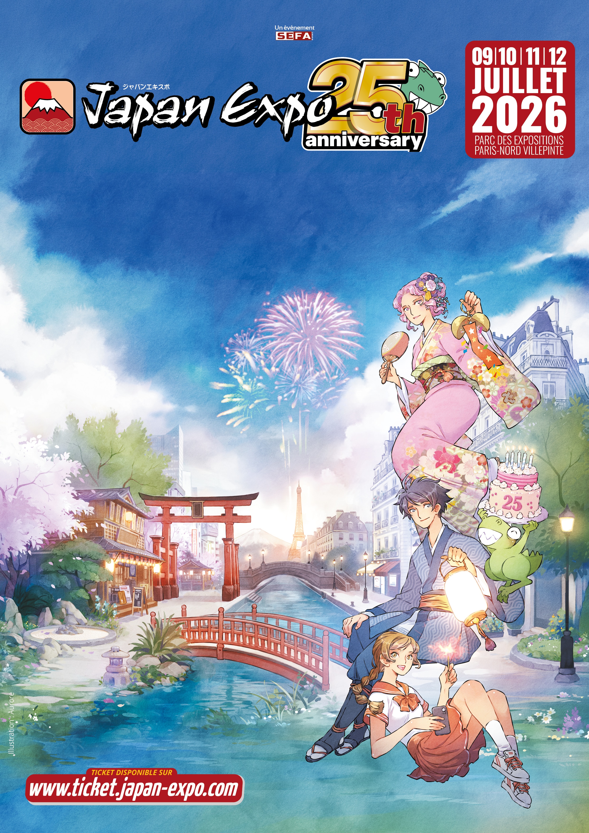 Japan expo 2026 affiche 4 Japan expo 2026 affiche 4