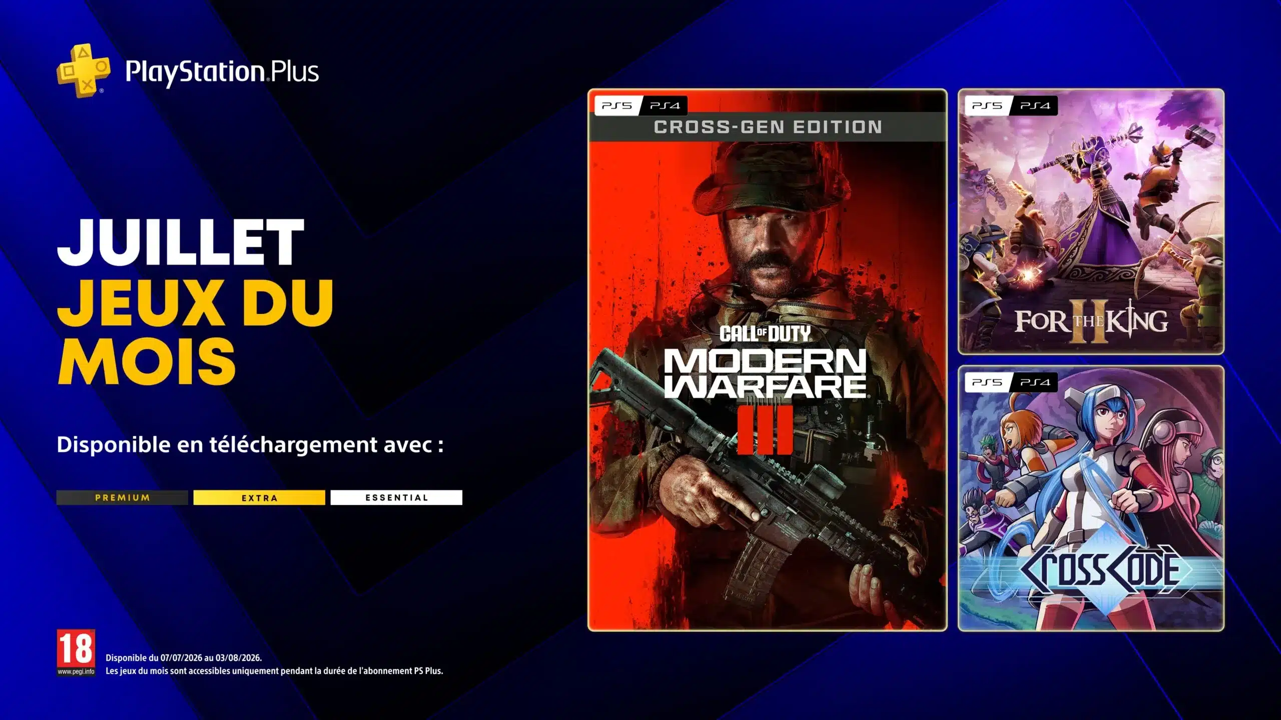 Playstation plus juillet 2026 1 Playstation plus juillet 2026 1