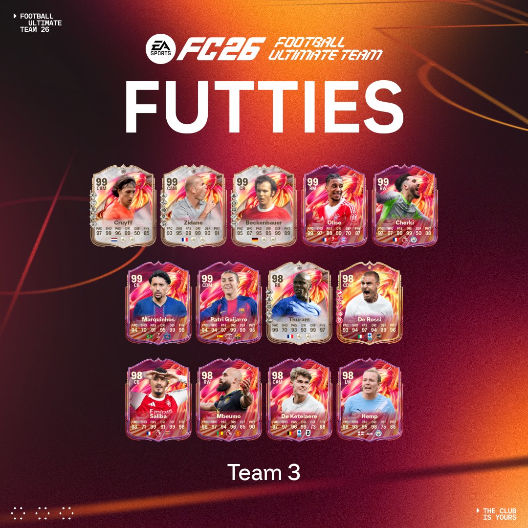 Ea sports fc 26 futties 3 1 1 Ea sports fc 26 futties 3 1 1