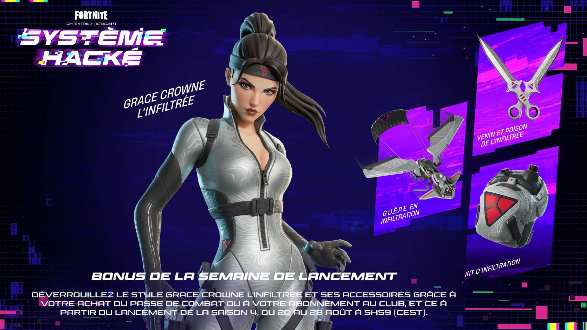 Fortnite systeme hacke bonus lancement 11 Fortnite systeme hacke bonus lancement 9