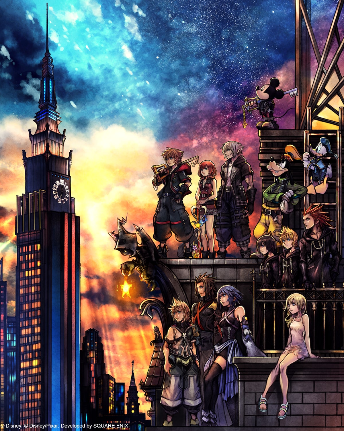 Kingdom hearts iii jaquette no logo 2 Kingdom hearts iii jaquette no logo 2