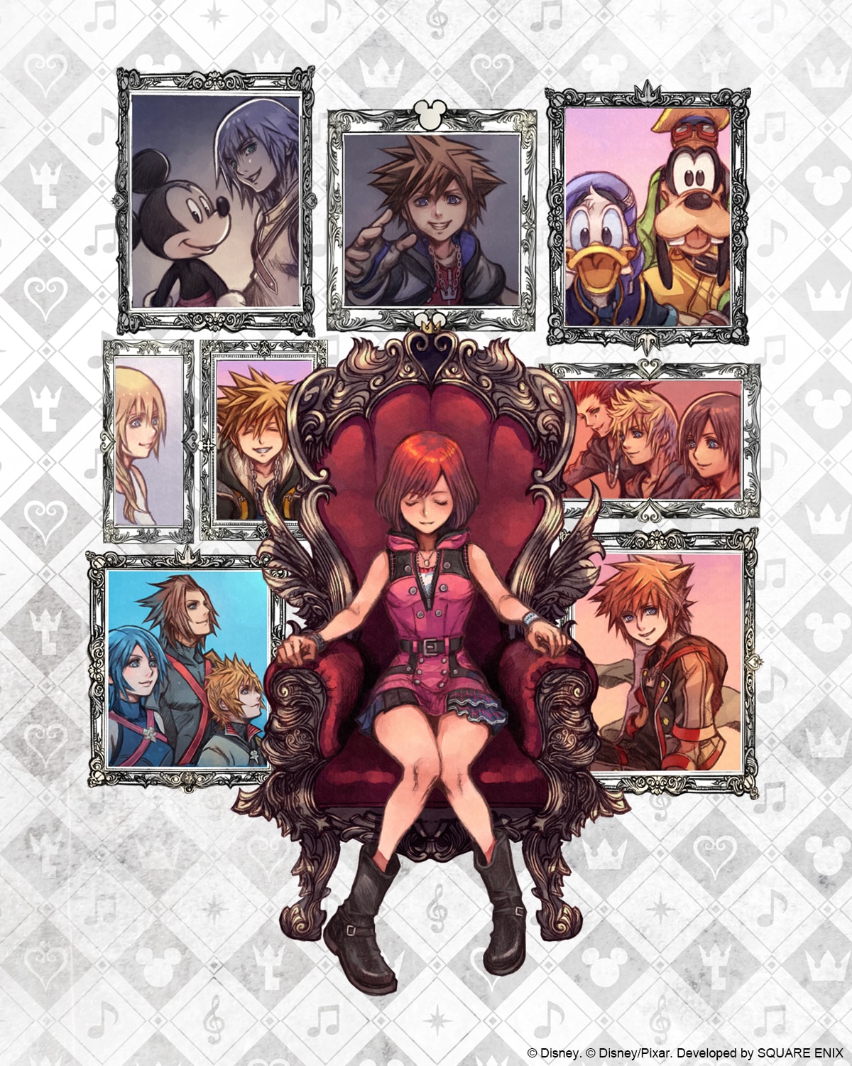Kingdom hearts melody of memory jaquette no logo 3 Kingdom hearts melody of memory jaquette no logo 3