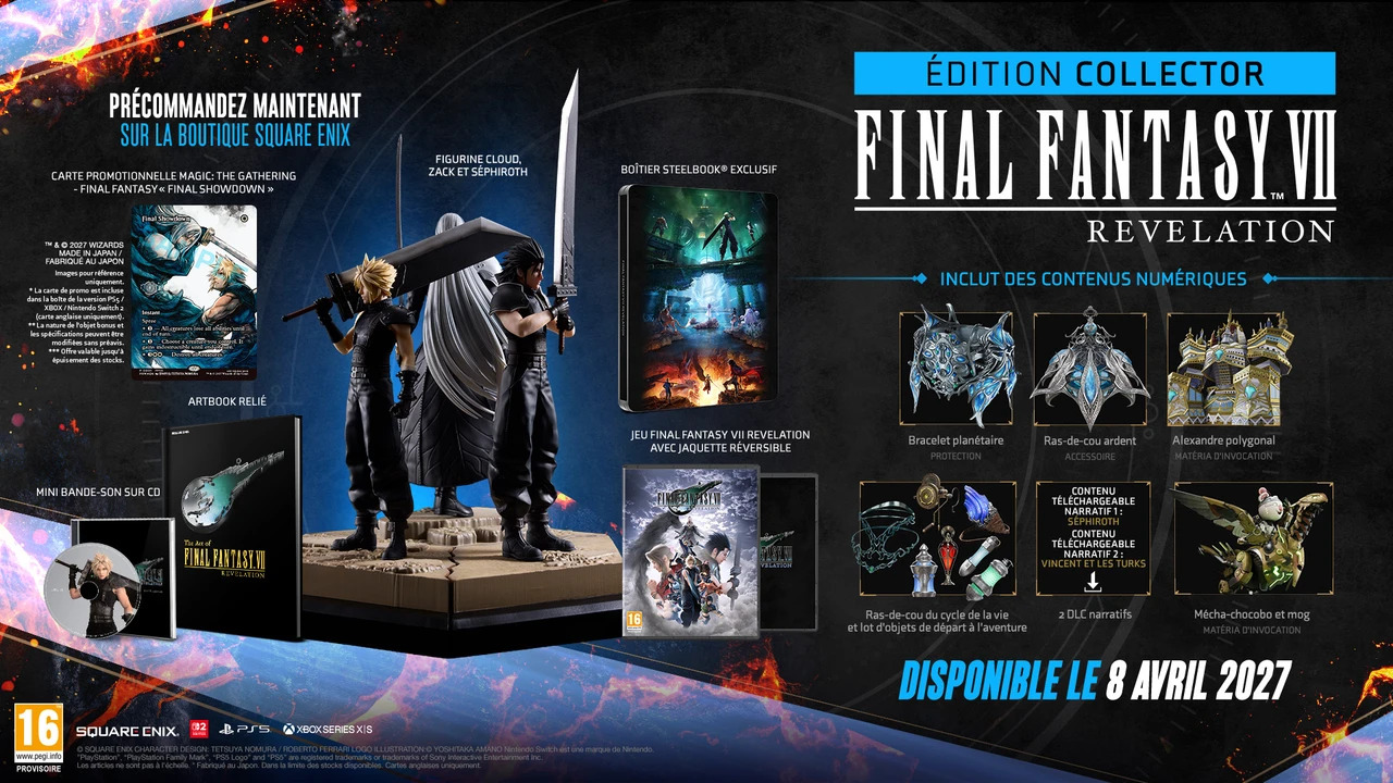 Final fantasy vii revelation collector 5 Final fantasy vii revelation collector 5
