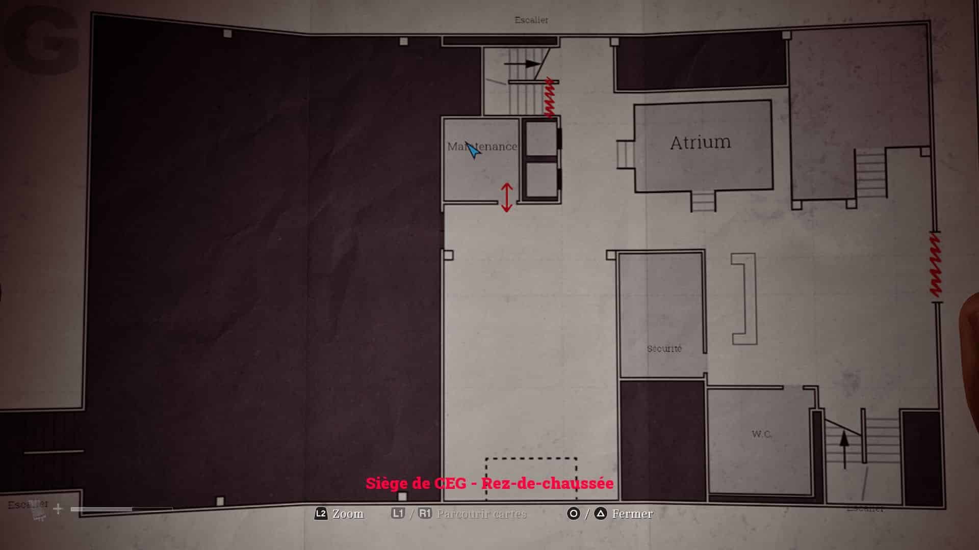 Silent hill townfall carte acces tour ceg 05 5 Silent hill townfall carte acces tour ceg 05 5