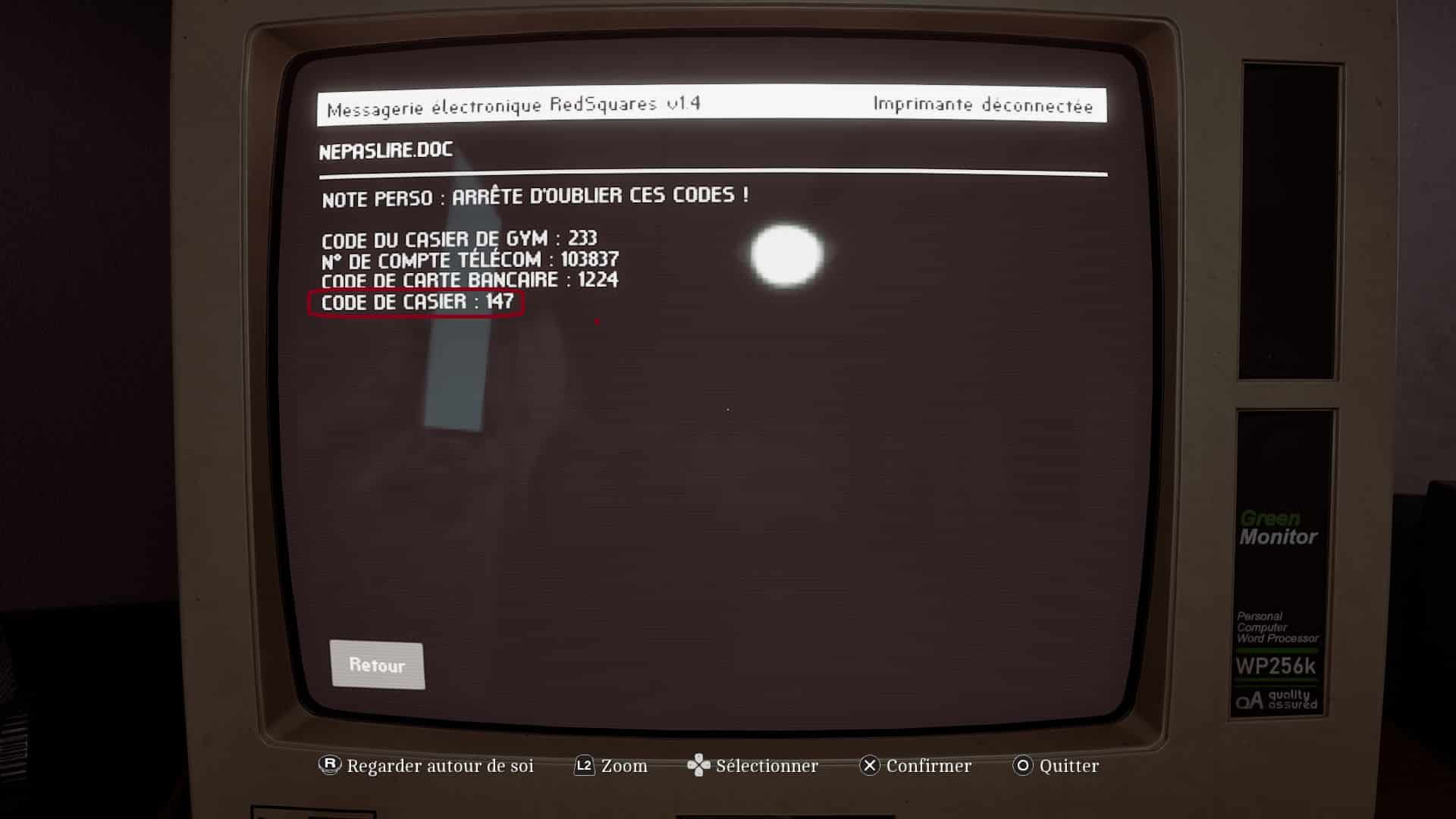 Silent hill townfall code casier bureau batiment technique cw 03 3 Silent hill townfall code casier bureau batiment technique cw 03 3