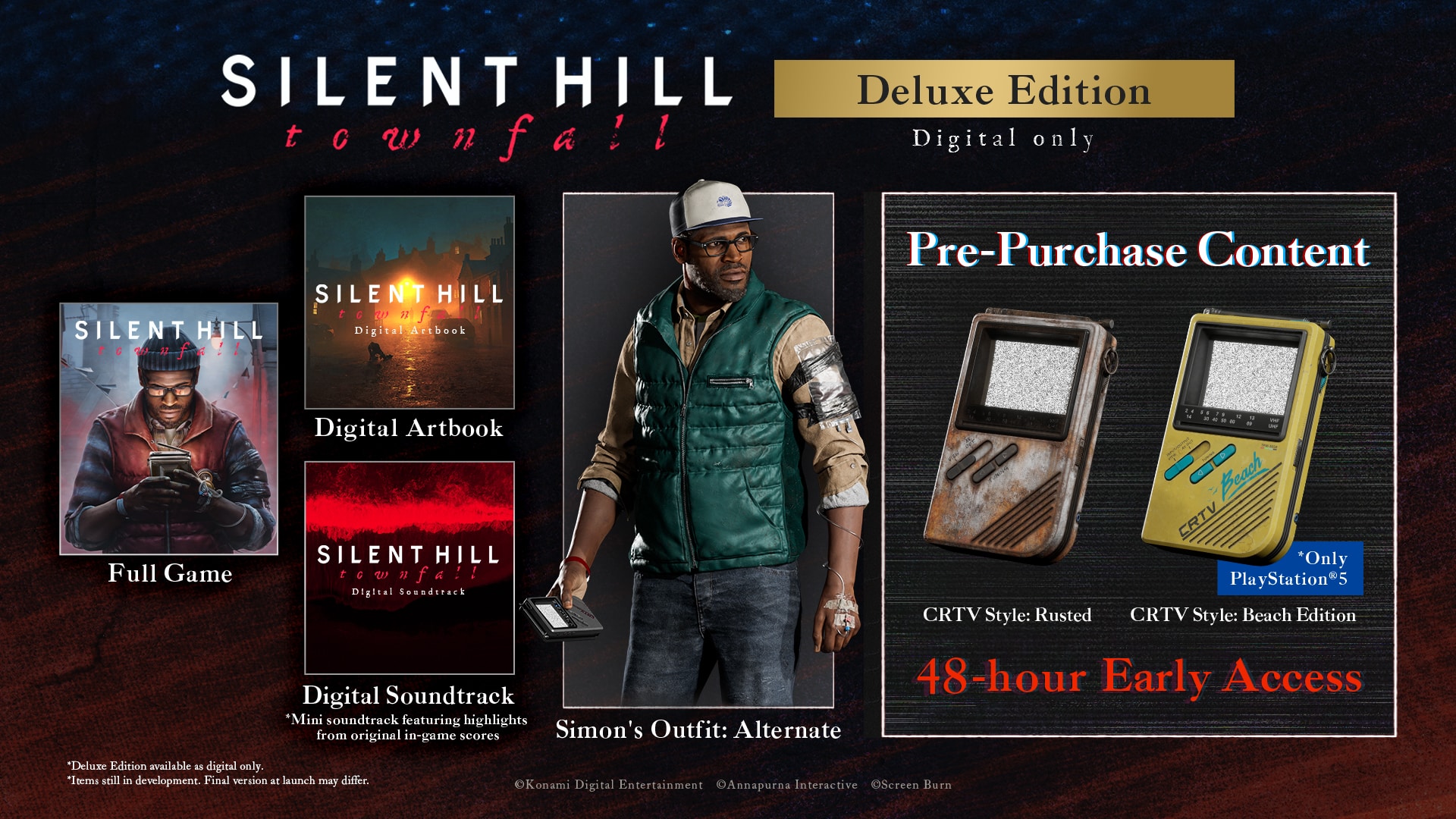 Silent hill townfall deluxe digital bonus preco 4 Silent hill townfall deluxe digital bonus preco 4
