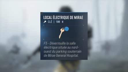 Image d'illustration pour l'article : Local électrique de Mirae Call of Duty DMZ : où trouver la salle électrique de Mirae General Hospital ?