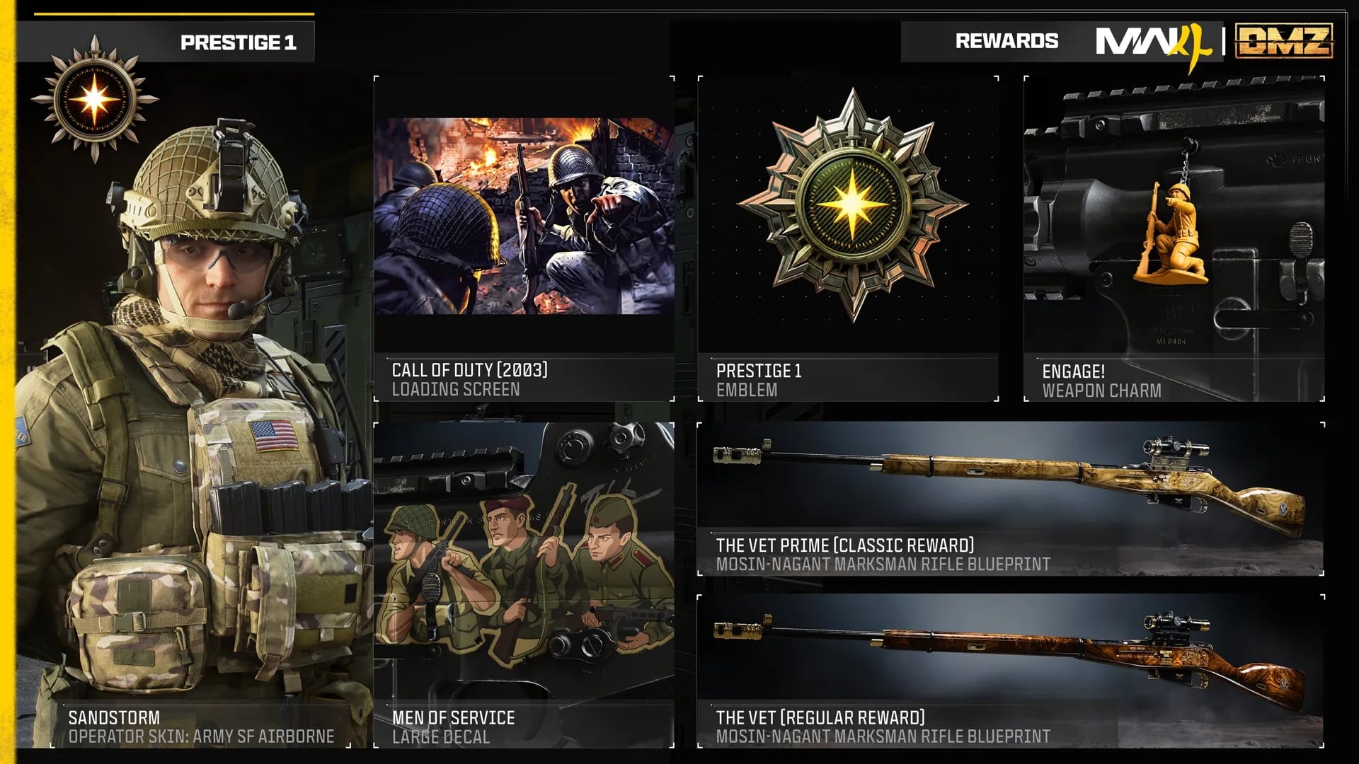 Mw4 rfl progression 010 3 Call of duty modern warfare 4 prestige