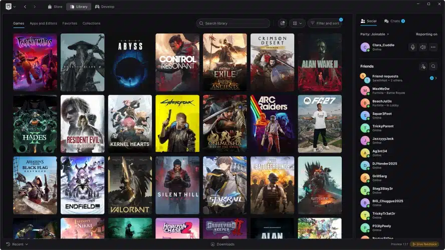 L’Epic Games Store fait peau neuve sur fond d’IA, car « programmer, c’est difficile »