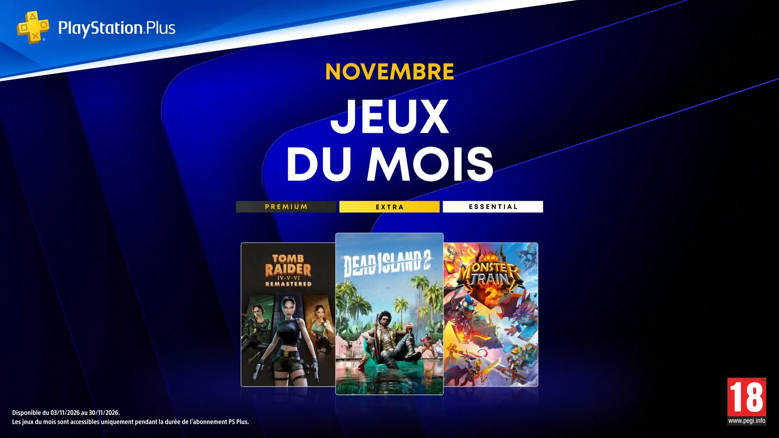 Playstation plus essentials jeux novembre 2026 1 Playstation plus essentials jeux novembre 2026 1