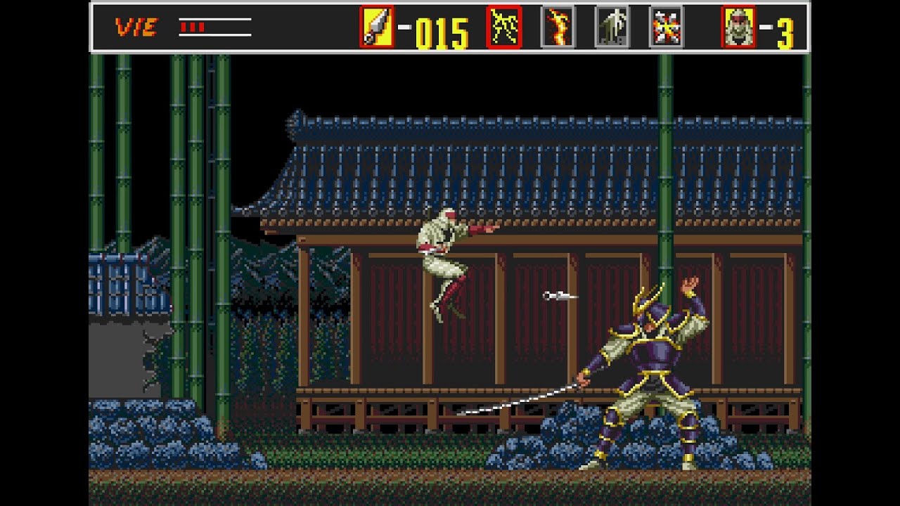 Shinobi ii the revenge of shinobi kunai
